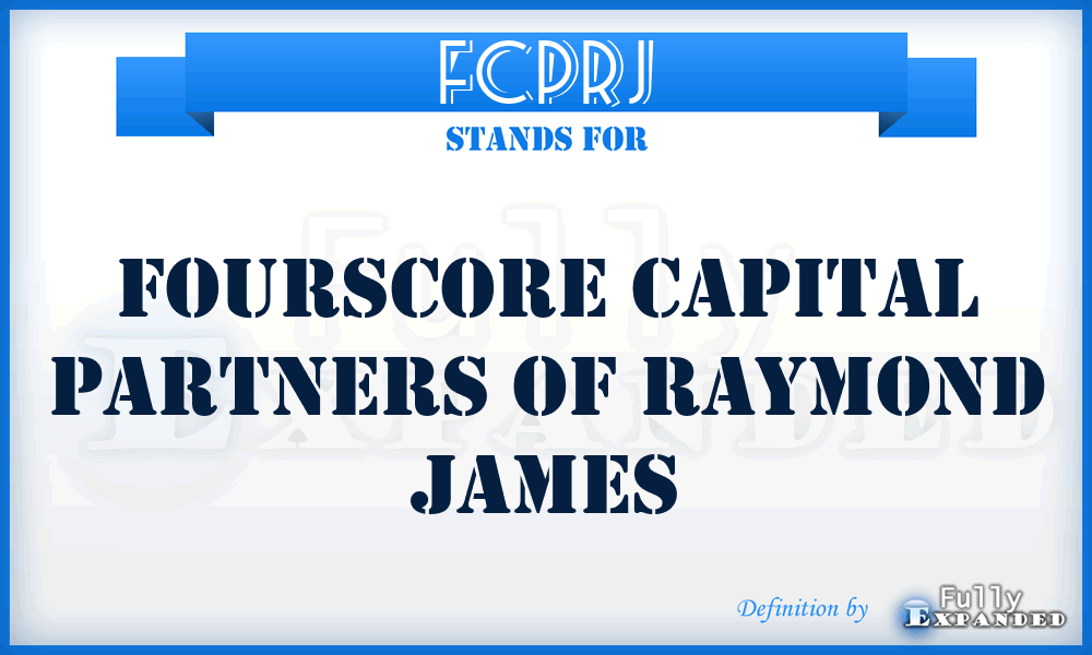 FCPRJ - Fourscore Capital Partners of Raymond James