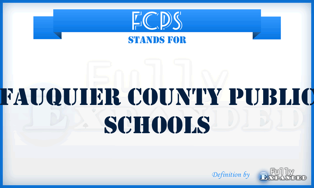 FCPS - Fauquier County Public Schools