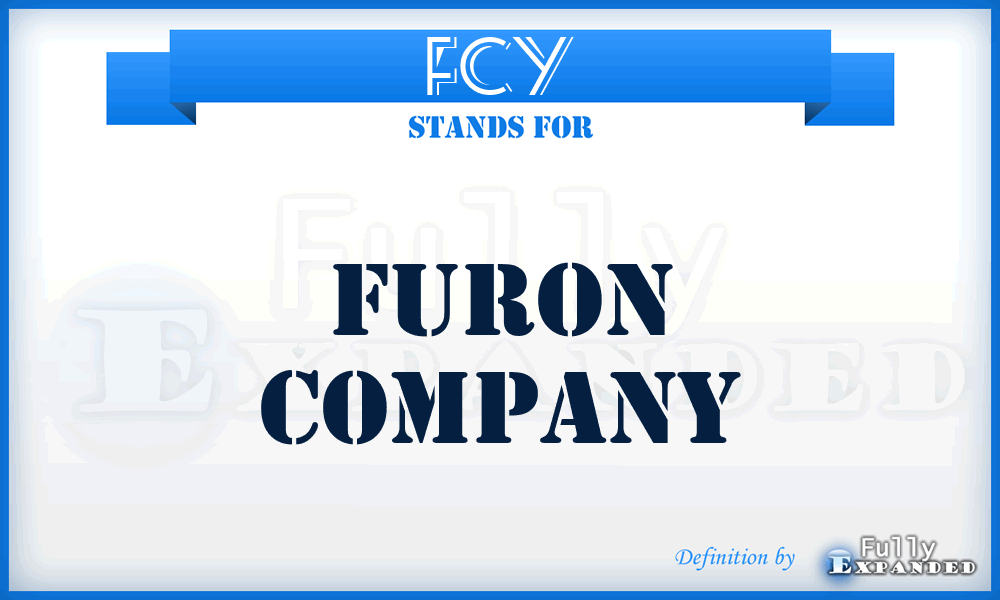 FCY - Furon Company