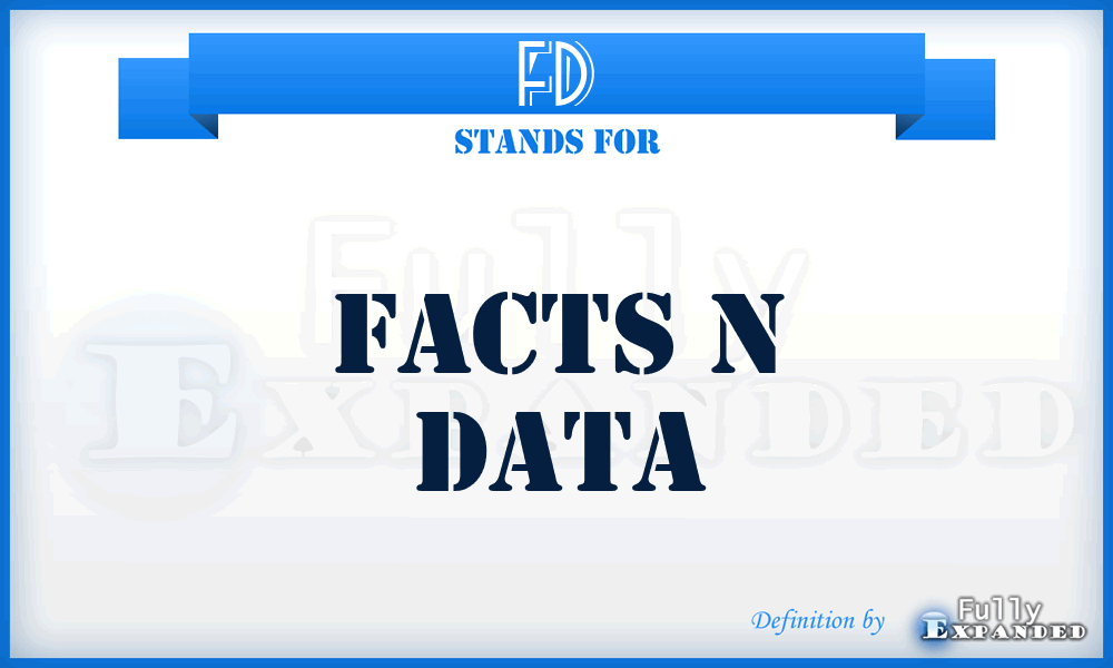 FD - Facts n Data