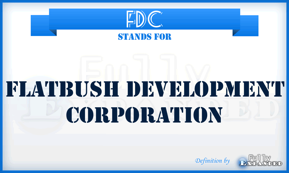 FDC - Flatbush Development Corporation