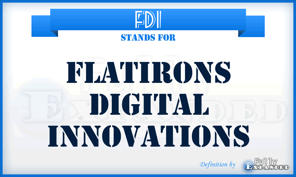 FDI - Flatirons Digital Innovations