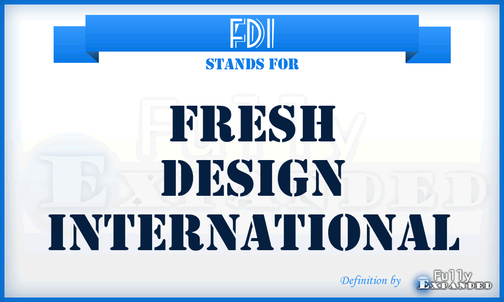 FDI - Fresh Design International