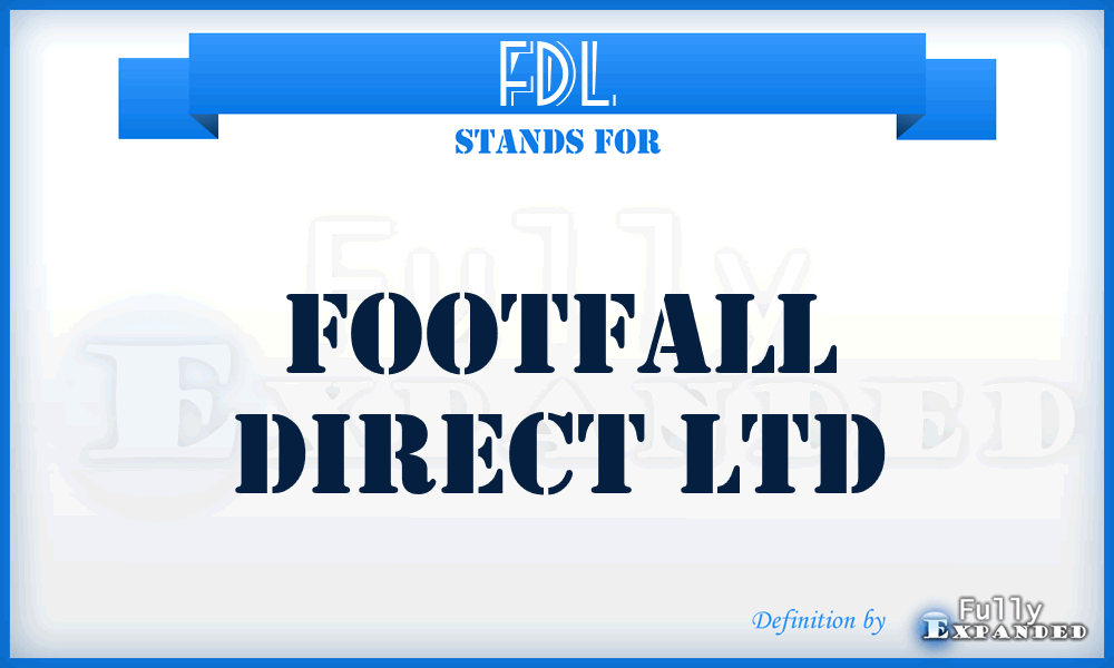 FDL - Footfall Direct Ltd