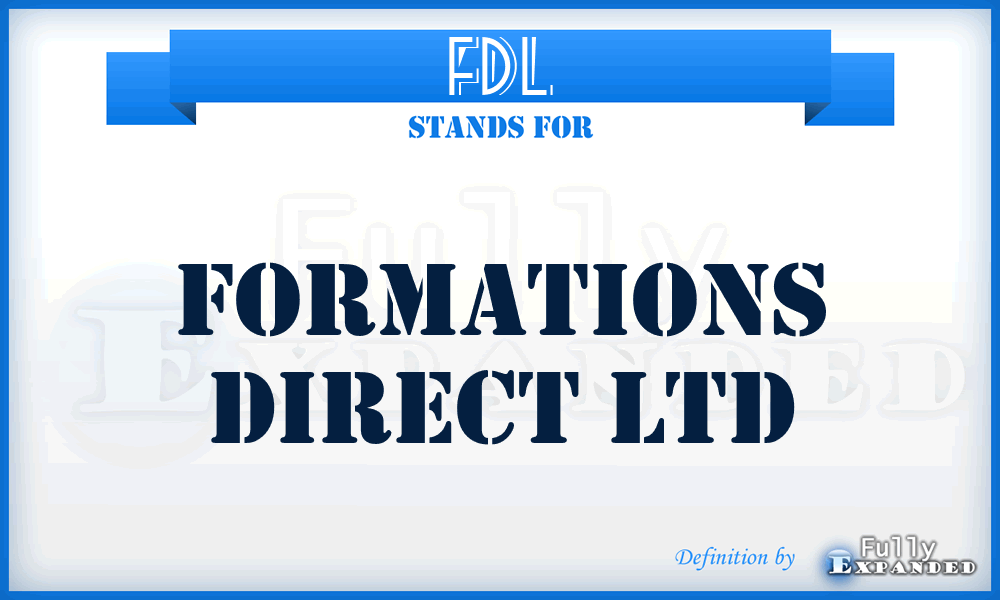 FDL - Formations Direct Ltd