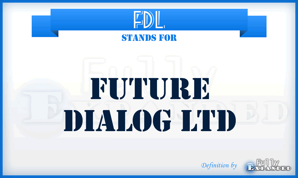 FDL - Future Dialog Ltd