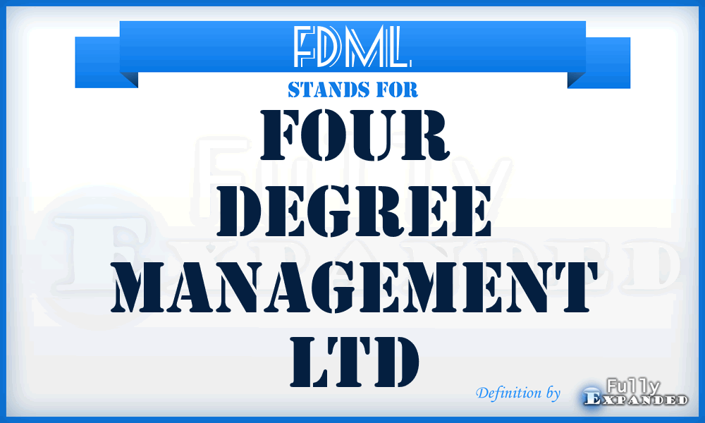 FDML - Four Degree Management Ltd