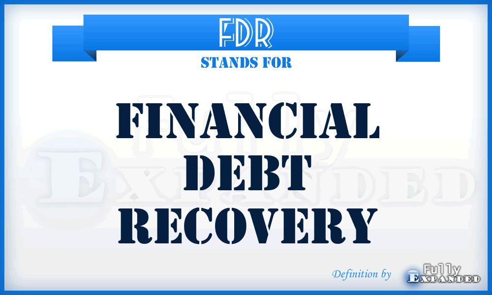 FDR - Financial Debt Recovery