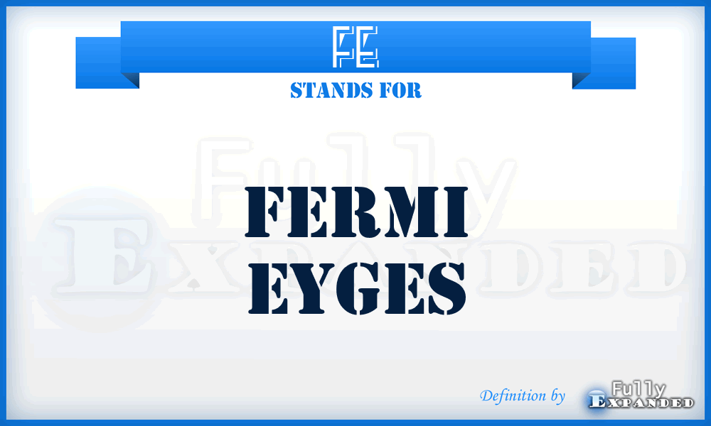 FE - Fermi Eyges