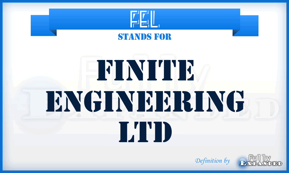 FEL - Finite Engineering Ltd