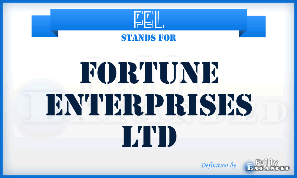 FEL - Fortune Enterprises Ltd