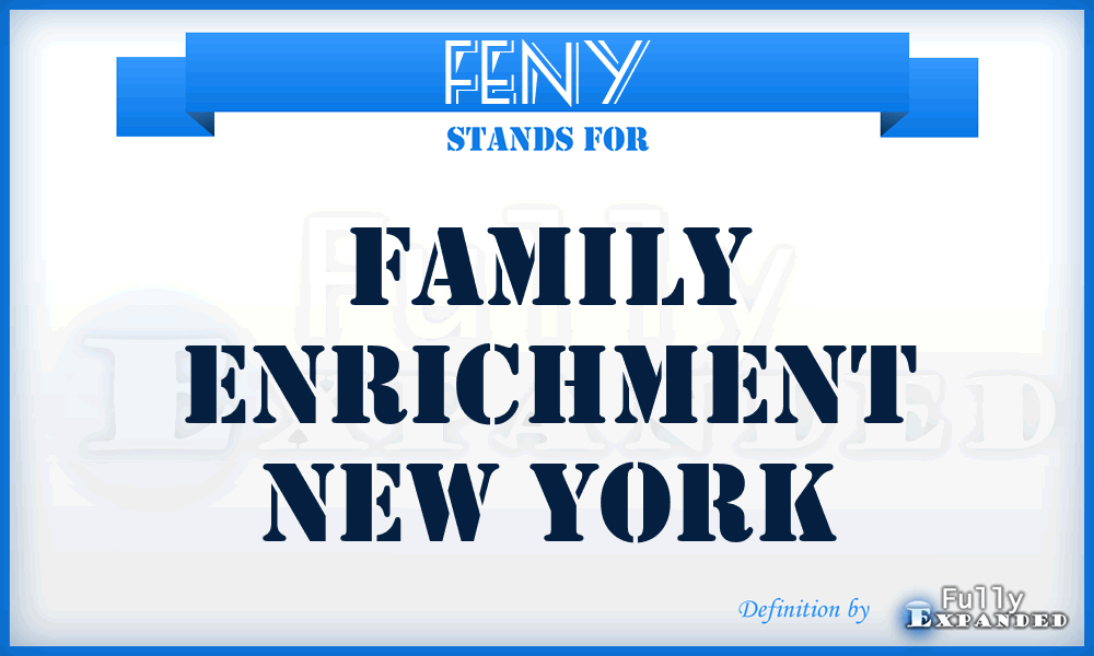 FENY - Family Enrichment New York