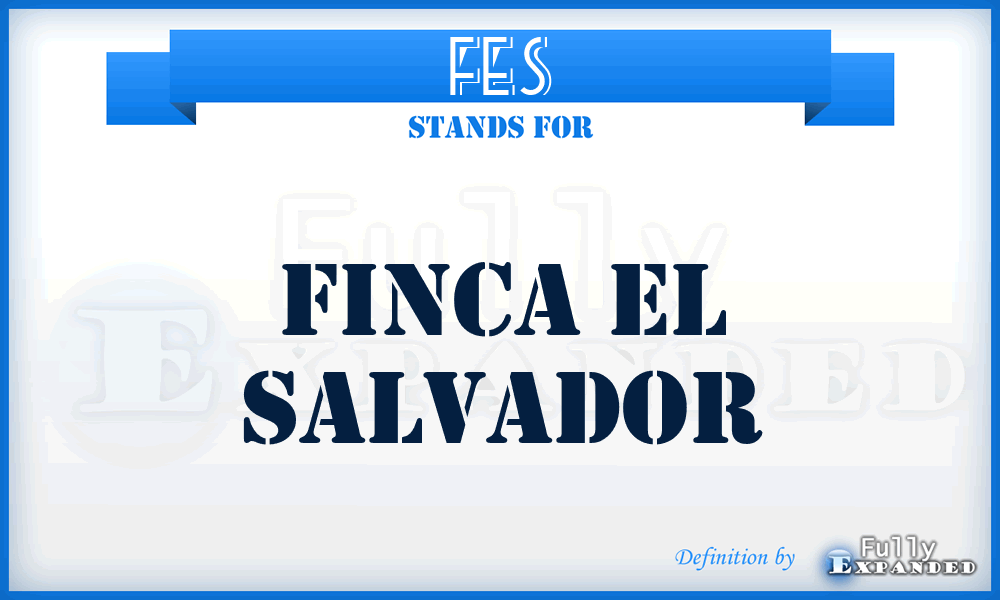 FES - Finca El Salvador