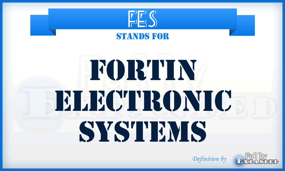 FES - Fortin Electronic Systems