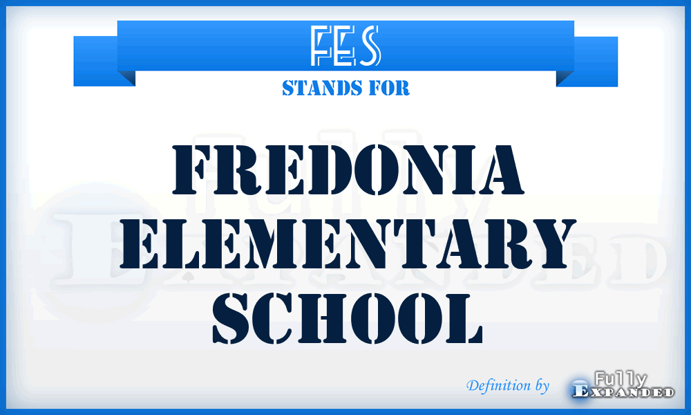 FES - Fredonia Elementary School