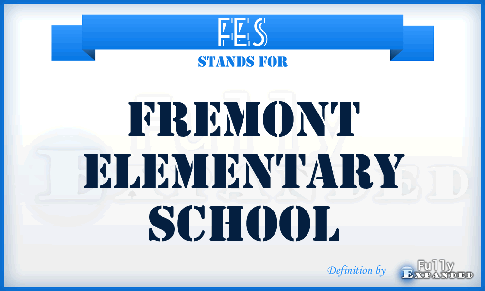 FES - Fremont Elementary School