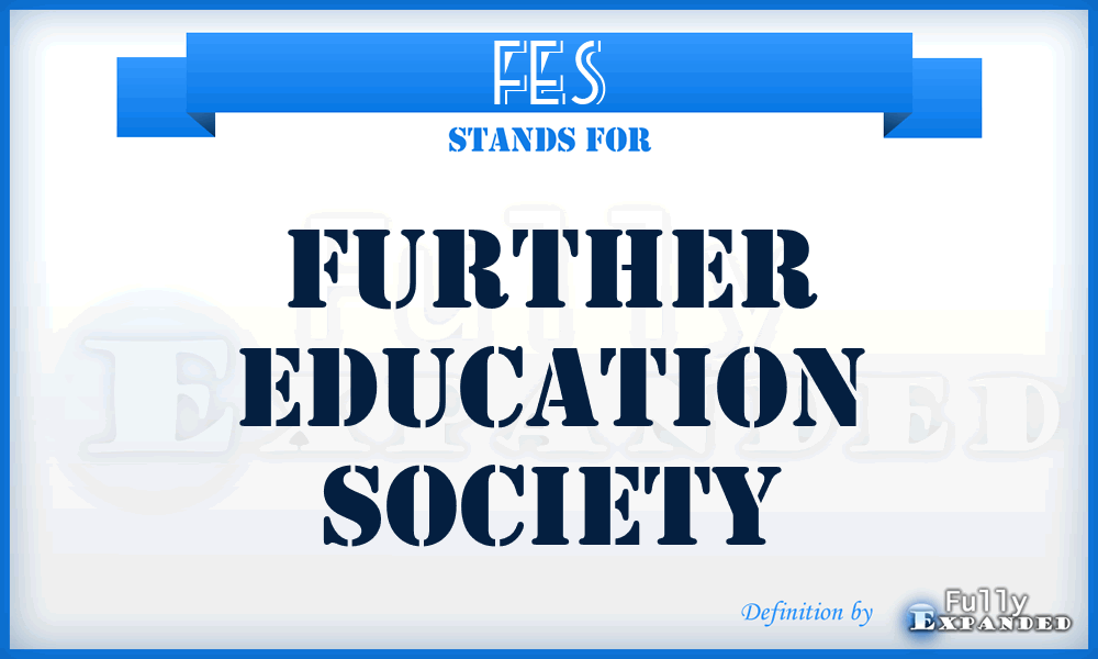 FES - Further Education Society