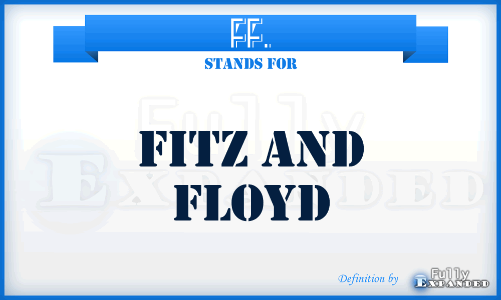 FF. - Fitz And Floyd