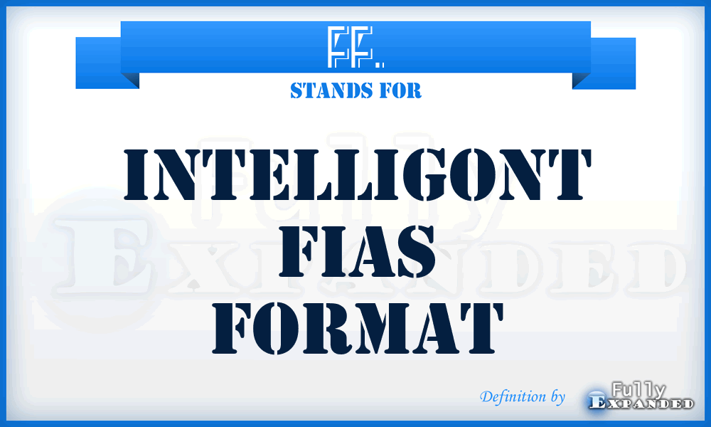 FF. - Intelligont FIAS format