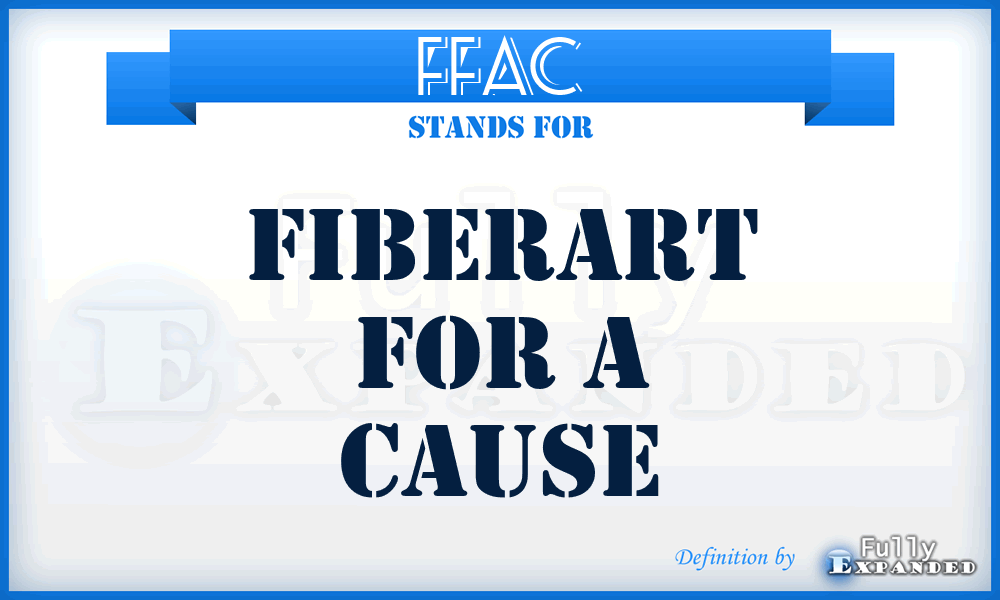 FFAC - Fiberart For A Cause