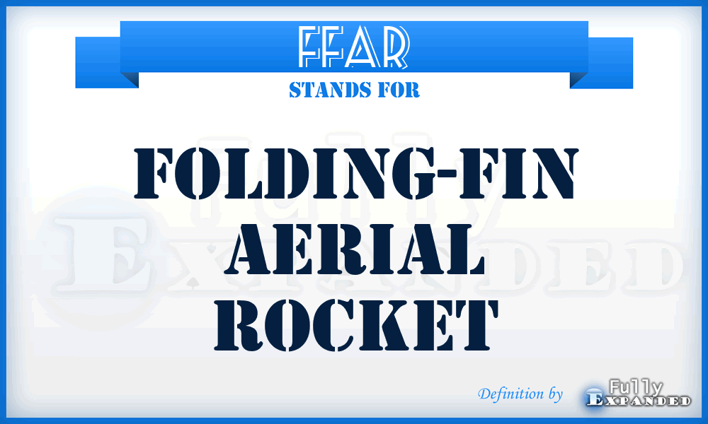 FFAR - Folding-Fin Aerial Rocket