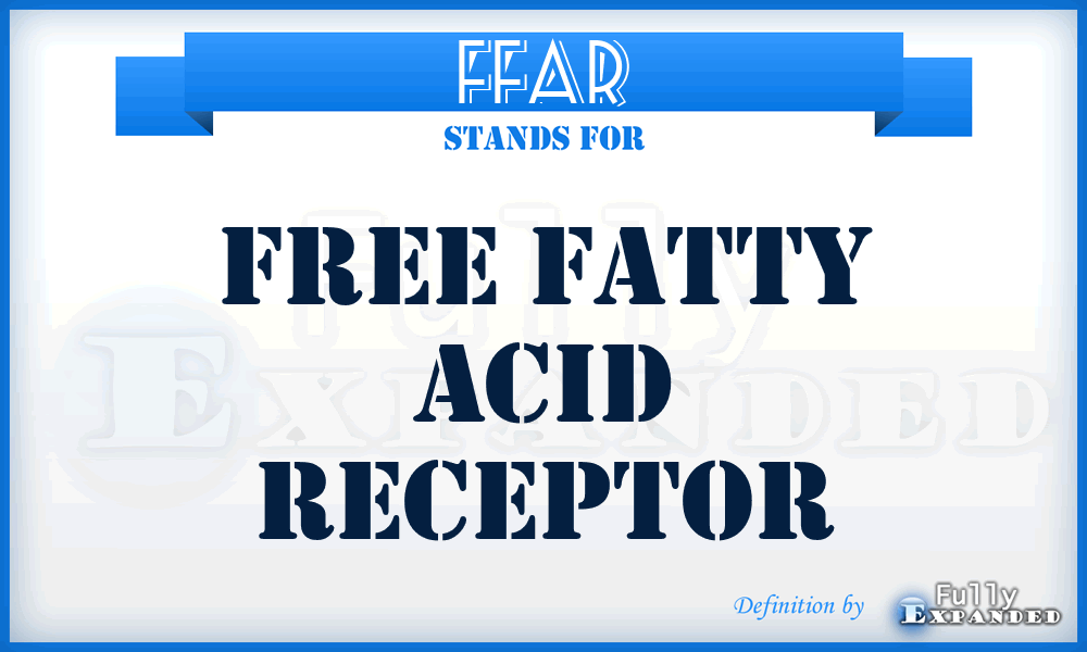 FFAR - Free Fatty Acid Receptor
