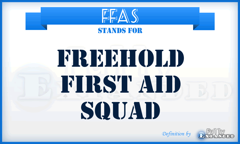 FFAS - Freehold First Aid Squad