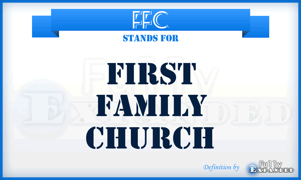 FFC - First Family Church