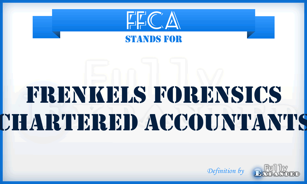 FFCA - Frenkels Forensics Chartered Accountants