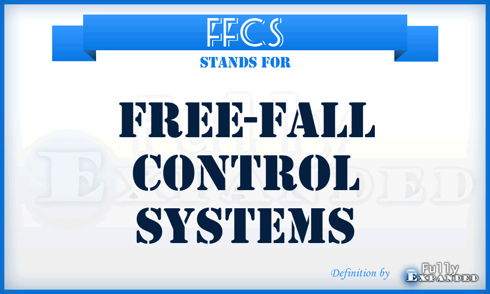 FFCS - Free-Fall Control Systems