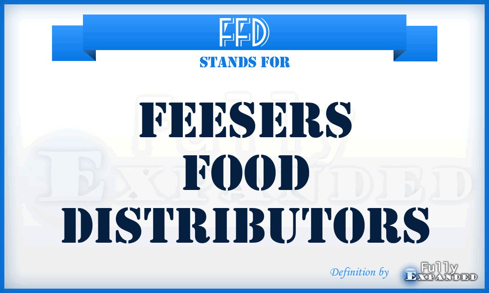 FFD - Feesers Food Distributors