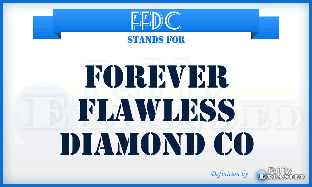FFDC - Forever Flawless Diamond Co