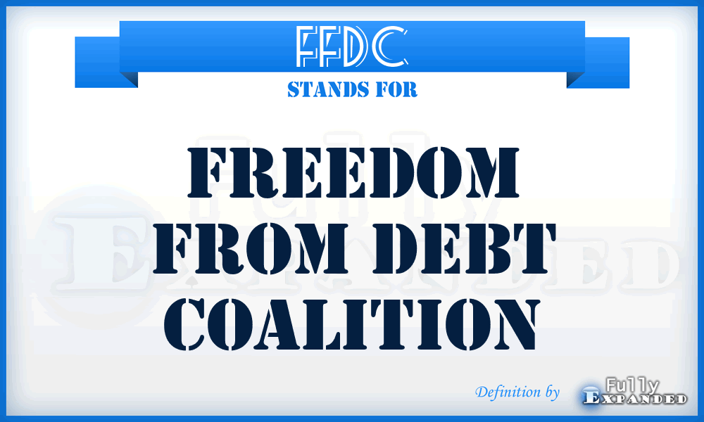 FFDC - Freedom From Debt Coalition