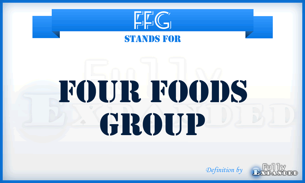 FFG - Four Foods Group