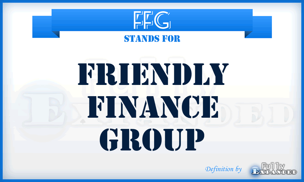 FFG - Friendly Finance Group