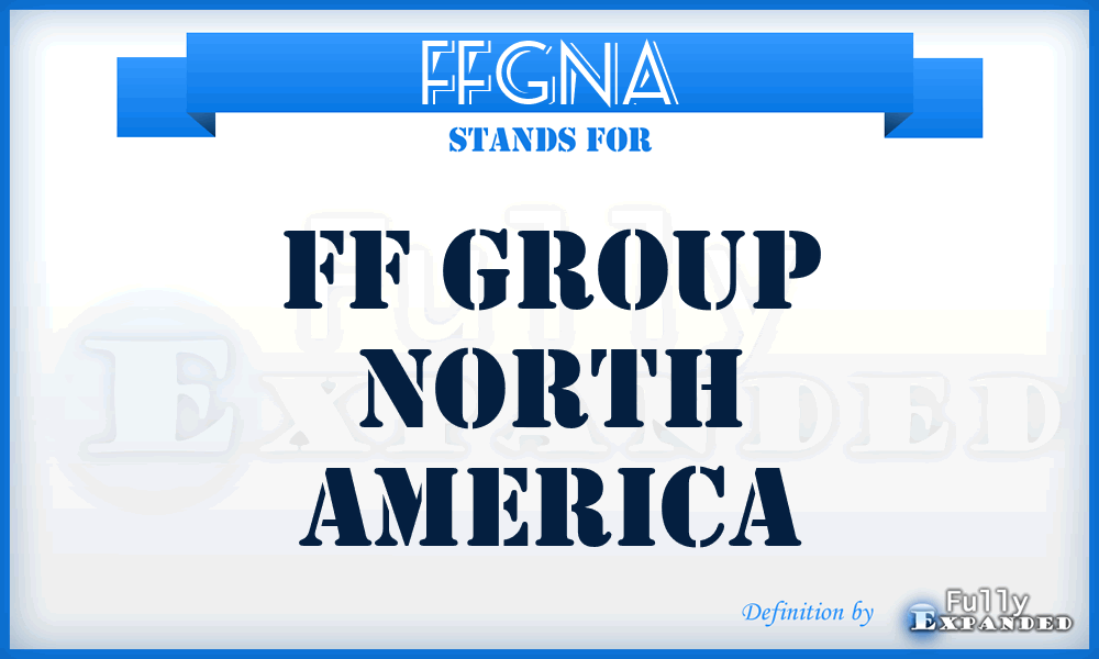 FFGNA - FF Group North America