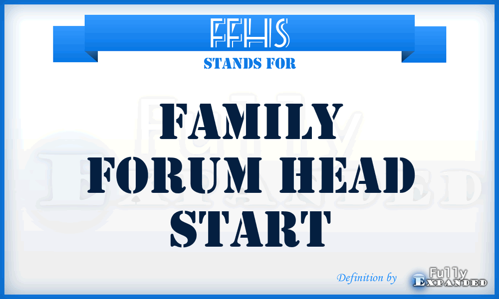 FFHS - Family Forum Head Start