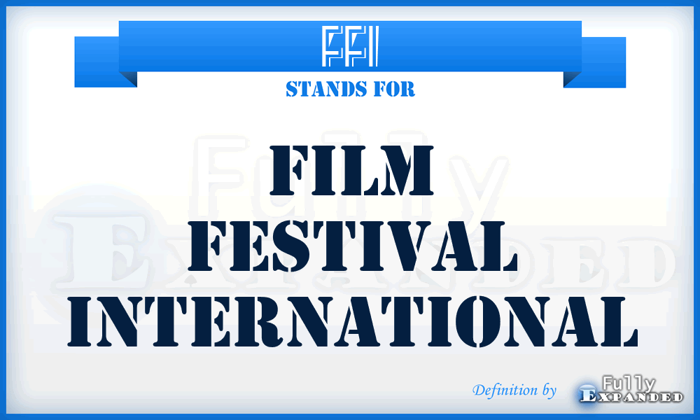 FFI - Film Festival International