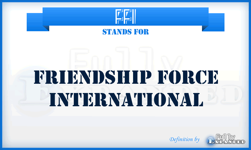 FFI - Friendship Force International