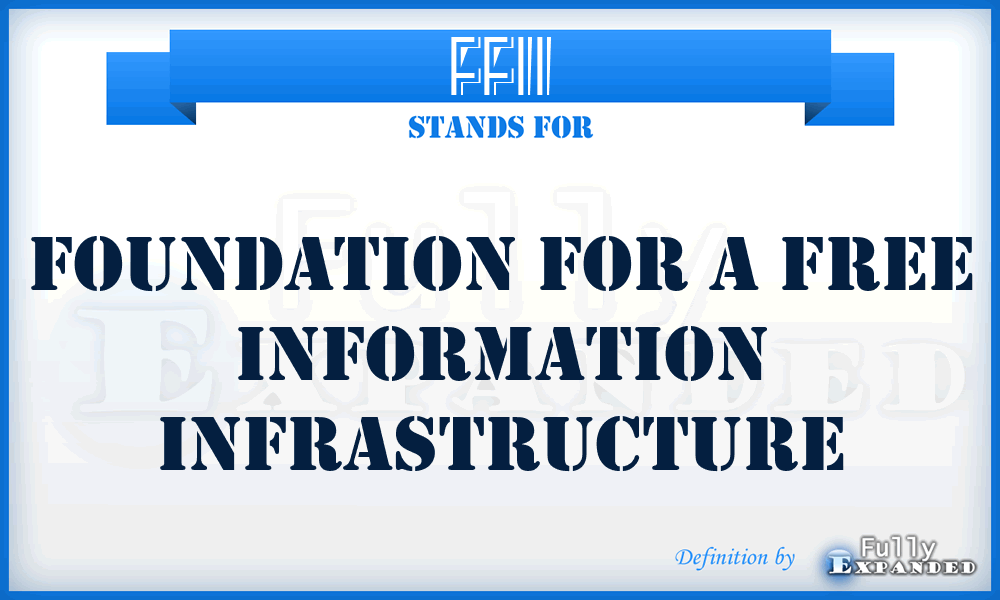 FFII - Foundation for a Free Information Infrastructure