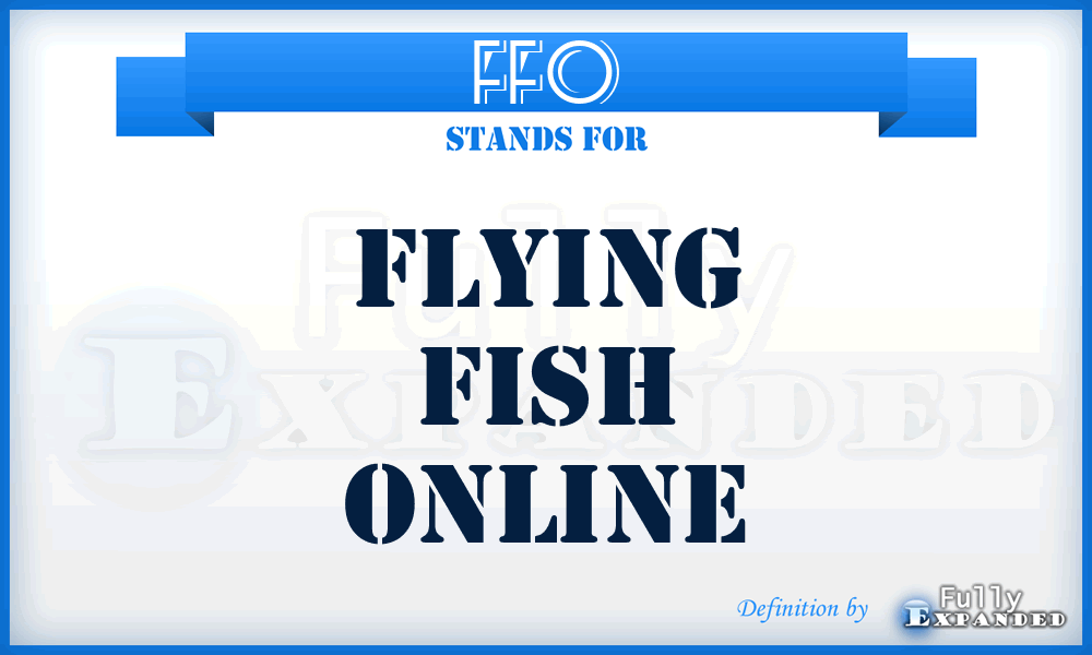 FFO - Flying Fish Online