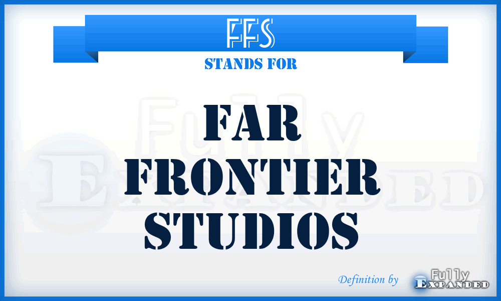 FFS - Far Frontier Studios