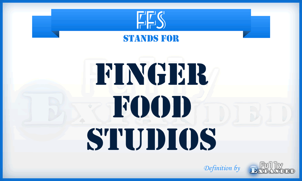 FFS - Finger Food Studios