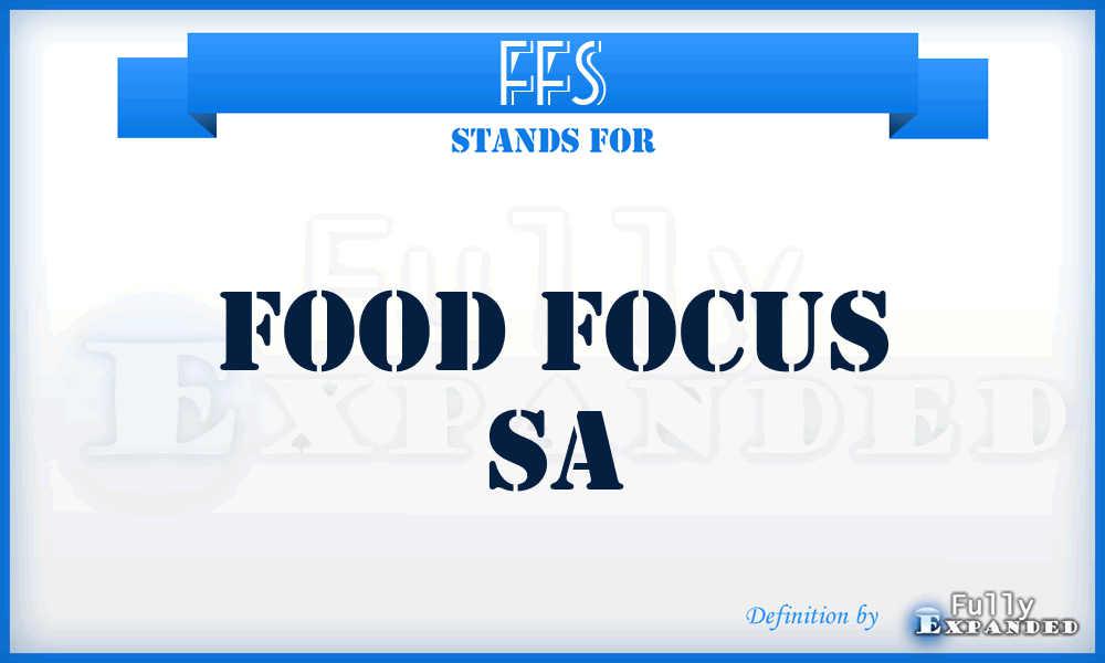 FFS - Food Focus Sa