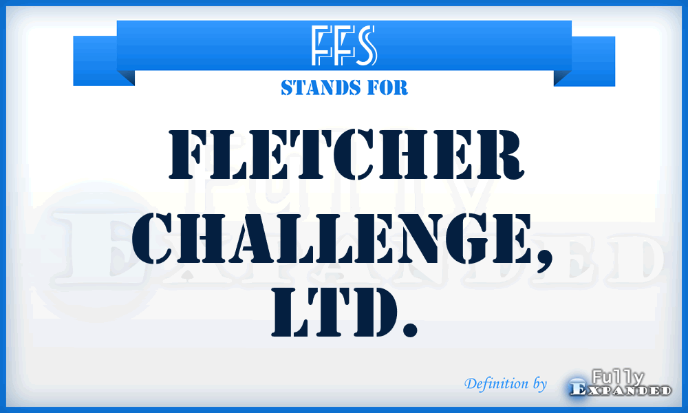 FFS - Fletcher Challenge, LTD.