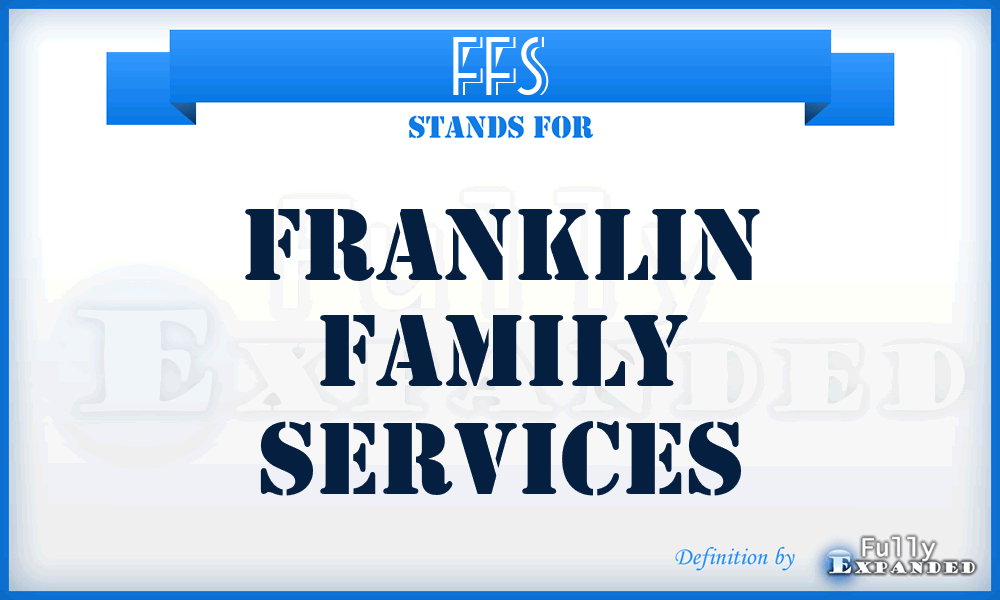 FFS - Franklin Family Services