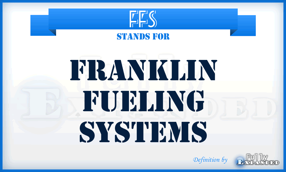 FFS - Franklin Fueling Systems