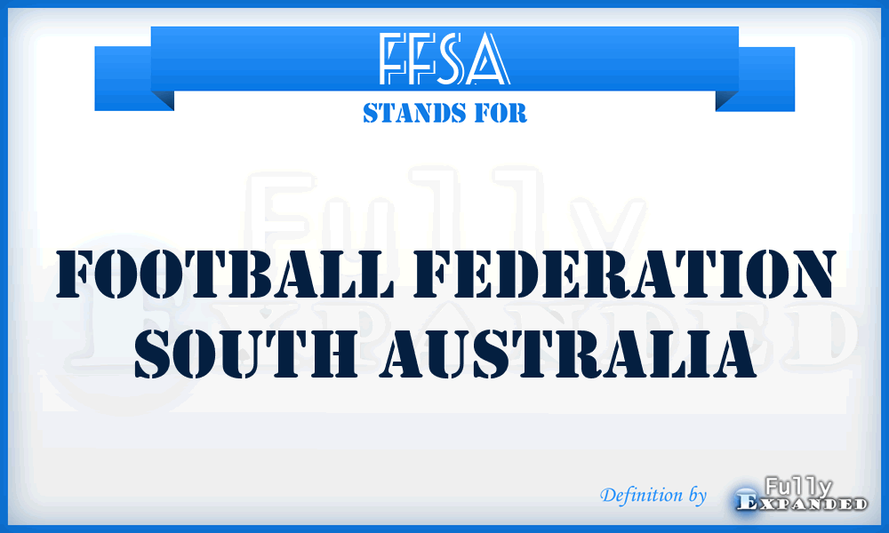 FFSA - Football Federation South Australia