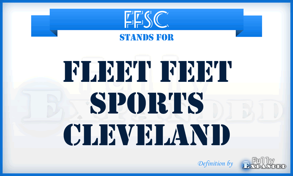 FFSC - Fleet Feet Sports Cleveland