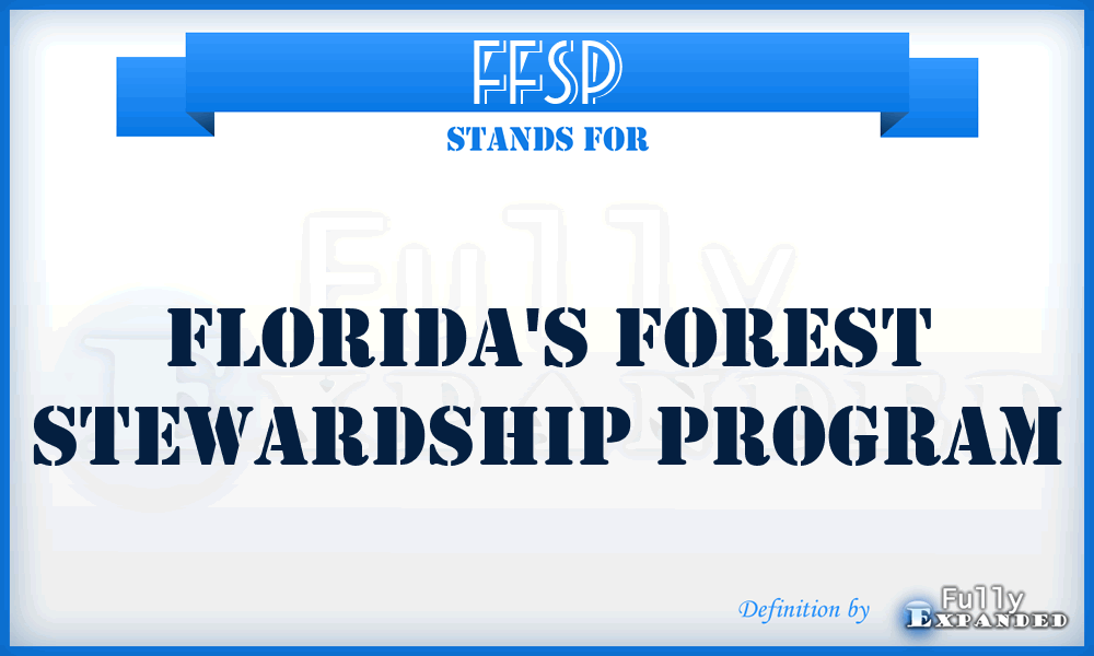 FFSP - Florida's Forest Stewardship Program